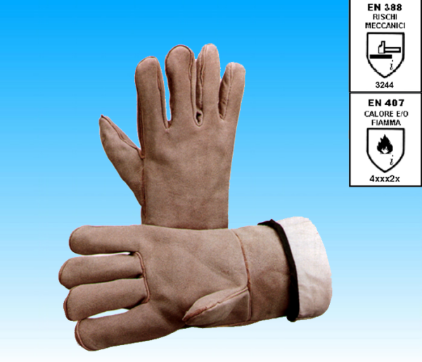 GUANTI IN PELLE CROSTA PER SALDATURA
