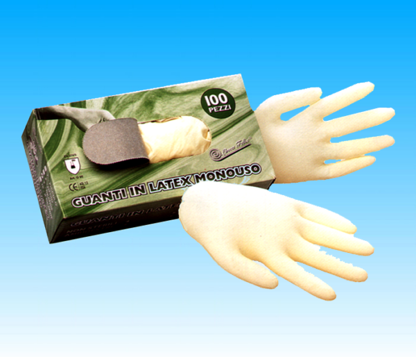 GUANTI MONOUSO IN LATTICE STD