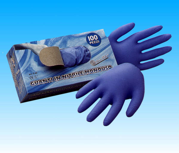 GUANTI MONOUSO IN NITRILE