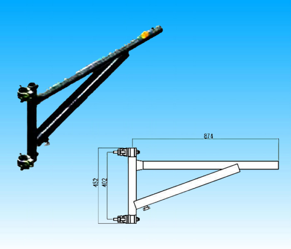 MENSOLA PER POSIZIONAMENTO CARRUCOLA