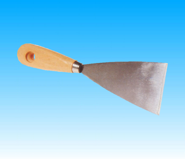 SPATOLA IN ACCIAIO CON MANICO IN LEGNO