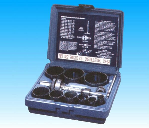 ASSORTIMENTI SEGHE A TAZZA BIMETAL – HSS,KIT PER INSTALLATORI