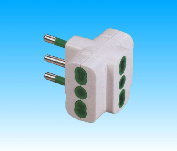 ADATTATORE MULTIPRESA CIVILE 3 PRESE 10-16a