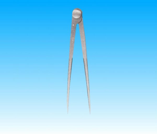 COMPASSO TRACCIATORE CON CERNIERA SEMPLICE, COMPLETAMENTE IN ACCIAIO AD ALTO CONTENUTO DI CARBONIO