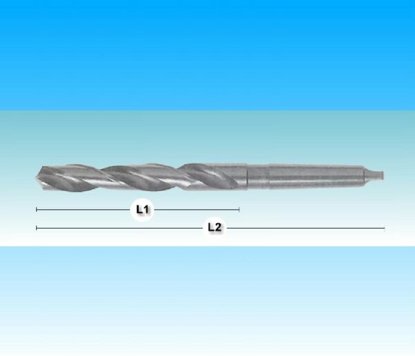 PUNTE ELICOIDALI CON CODOLO CONICO MORSE RULLATE