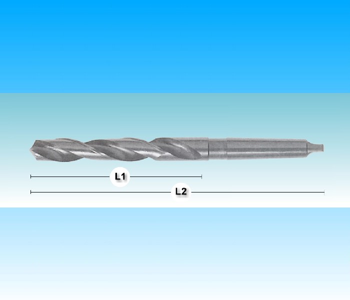 PUNTE ELICOIDALI CON CODOLO CONICO MORSE