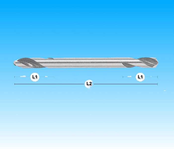 Punte elicoidali cilindriche in HSS-G ad elica contrapposta