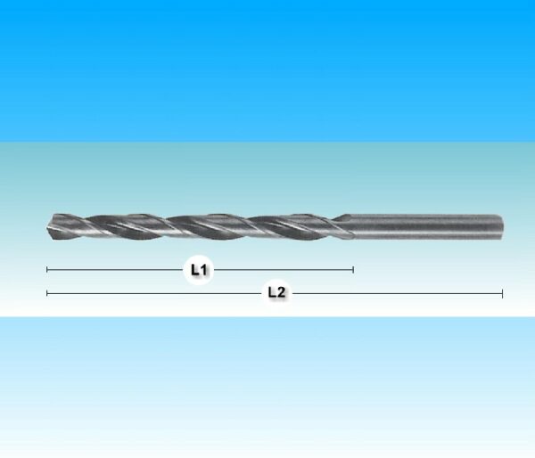PUNTE ELICOIDALI CON CODOLO CILINDRICO INTEGRALMENTE RETTIFICATE