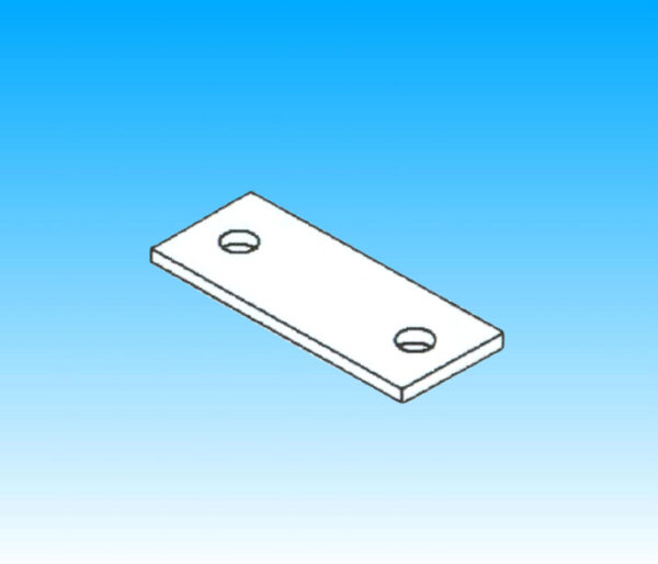 GIUNZIONE SEMPLICE PER BINARI STRUTTURALI IN ALLUMINIO