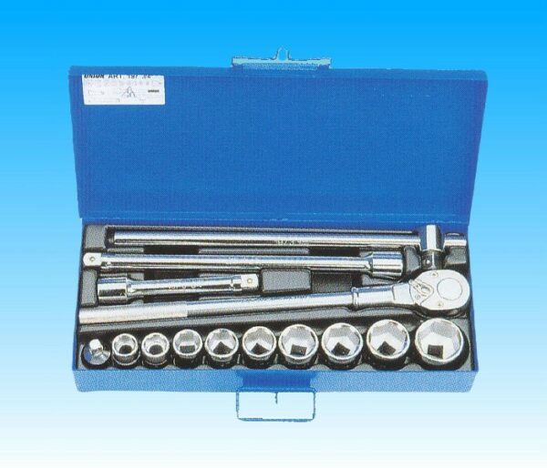 ASSORTIMENTO CHIAVI A BUSSOLA  22-46/ 14 PEZZI PER CHIAVI ESAGONALI 3/4”