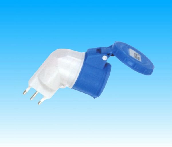 ADATTATORE DA CIVILE A INDUSTRIALE 230 2P+T 16A IP44