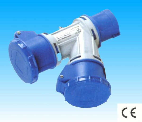 ADATTATORE MULTIPRESA INDUSTRIALE A 2 INNESTI