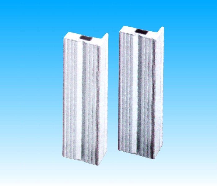 Coppia di ganasce magnetiche per morse parallele Alluminio