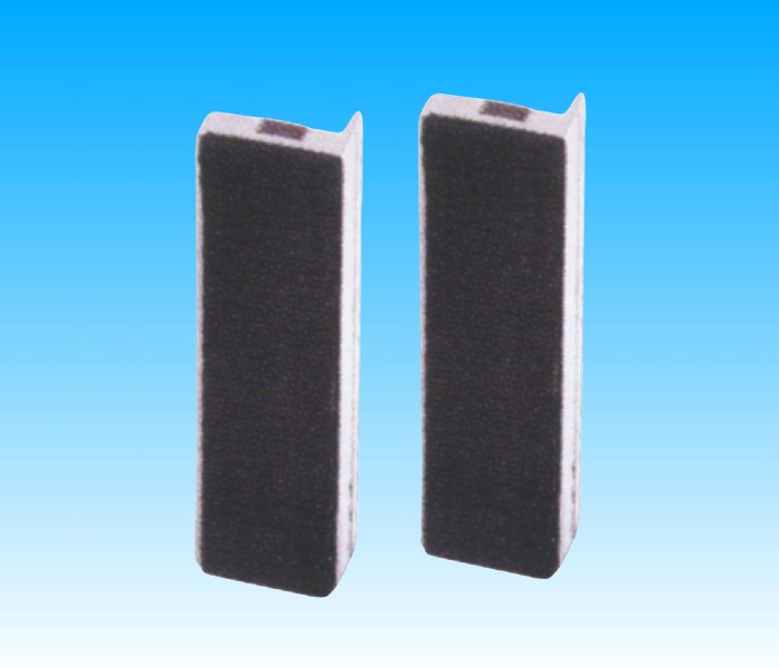 Coppia di ganasce magnetiche per morse parallele Gommate