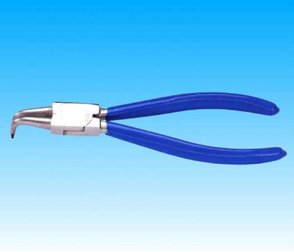 PINZE PER ANELLI ELASTICI INTERNI A BECCHI PIEGATI