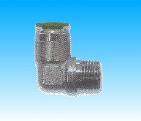 RACCORDO AUTOMATICO “L” MASCHIO CONICO