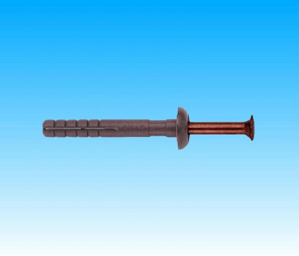 TASSELLI LEGGERI BOMBATI A PERCUSSIONE VITE IN ACCIAIO ZINCATO