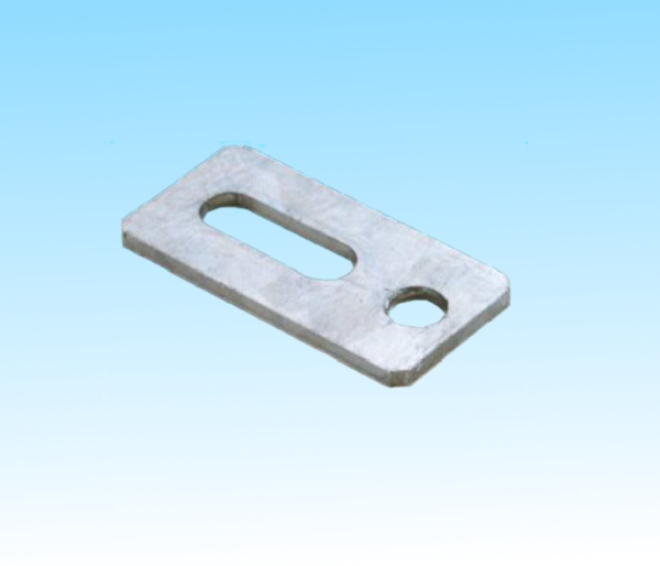 PIASTRA PER UNIONE VITI DOPPIO FILETTO A BINARI